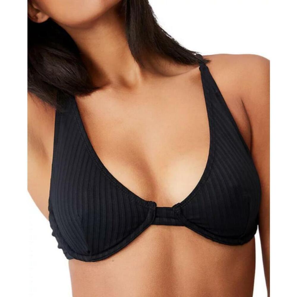 Cotton On Body Women's Black Underwire Bra Bikini Top M